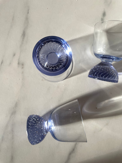 Lavender Drop Apertif Glasses