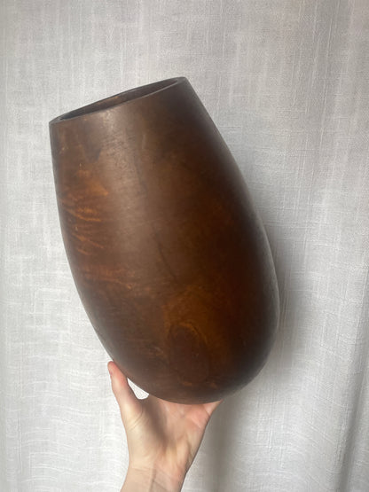 Cake Stand, Wood Bowl, Vase and Primitive Ceremonial Carved Wood Chalice