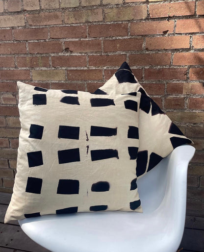 Mineral Works Natural Hand Dyed Textile Pillow