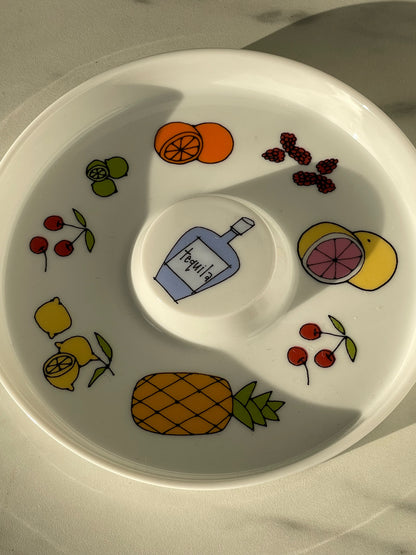 Vintage Margarita Rim Dish