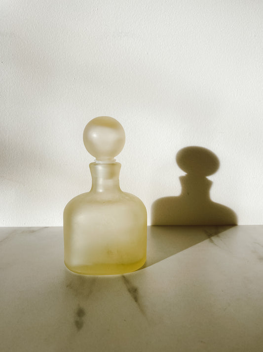 Smokey Yellow Body Oil Bottle