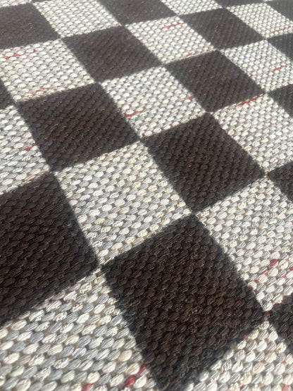 Cream & Brown Jumbo Wood Chess Set