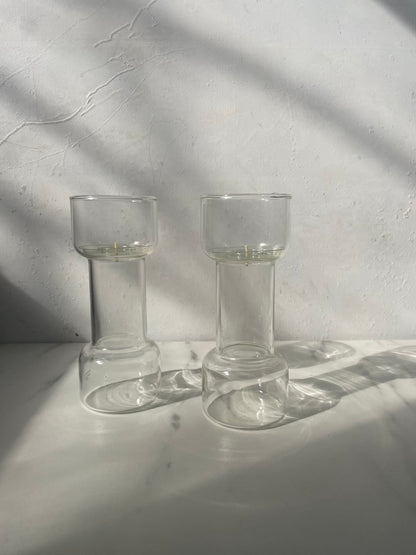 Vintage Pyrex Un-Candle Floating Candle Set by Corning