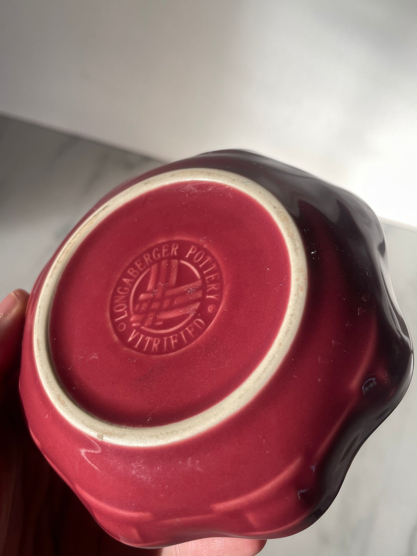 Mauve Garlic Pottery Box