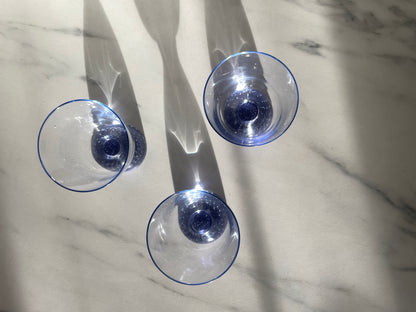 Lavender Drop Apertif Glasses