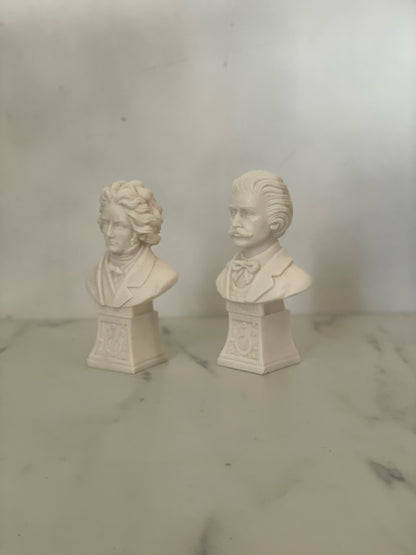 French Beethoven & Strauss Mini-Busts
