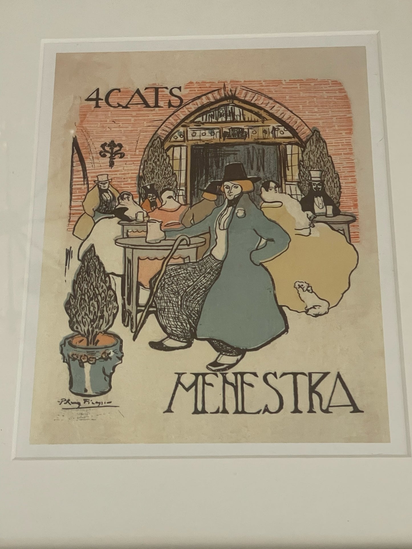 Pablo Picasso for Els Quatre Gats “4Cats”