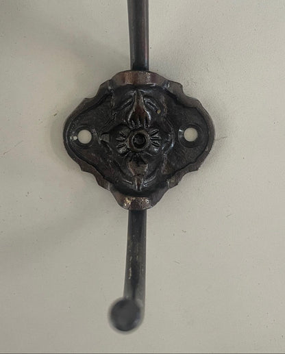 Pair of Vintage Iron Wall Hooks