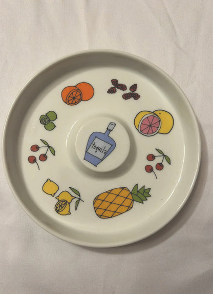 Vintage Margarita Rim Dish