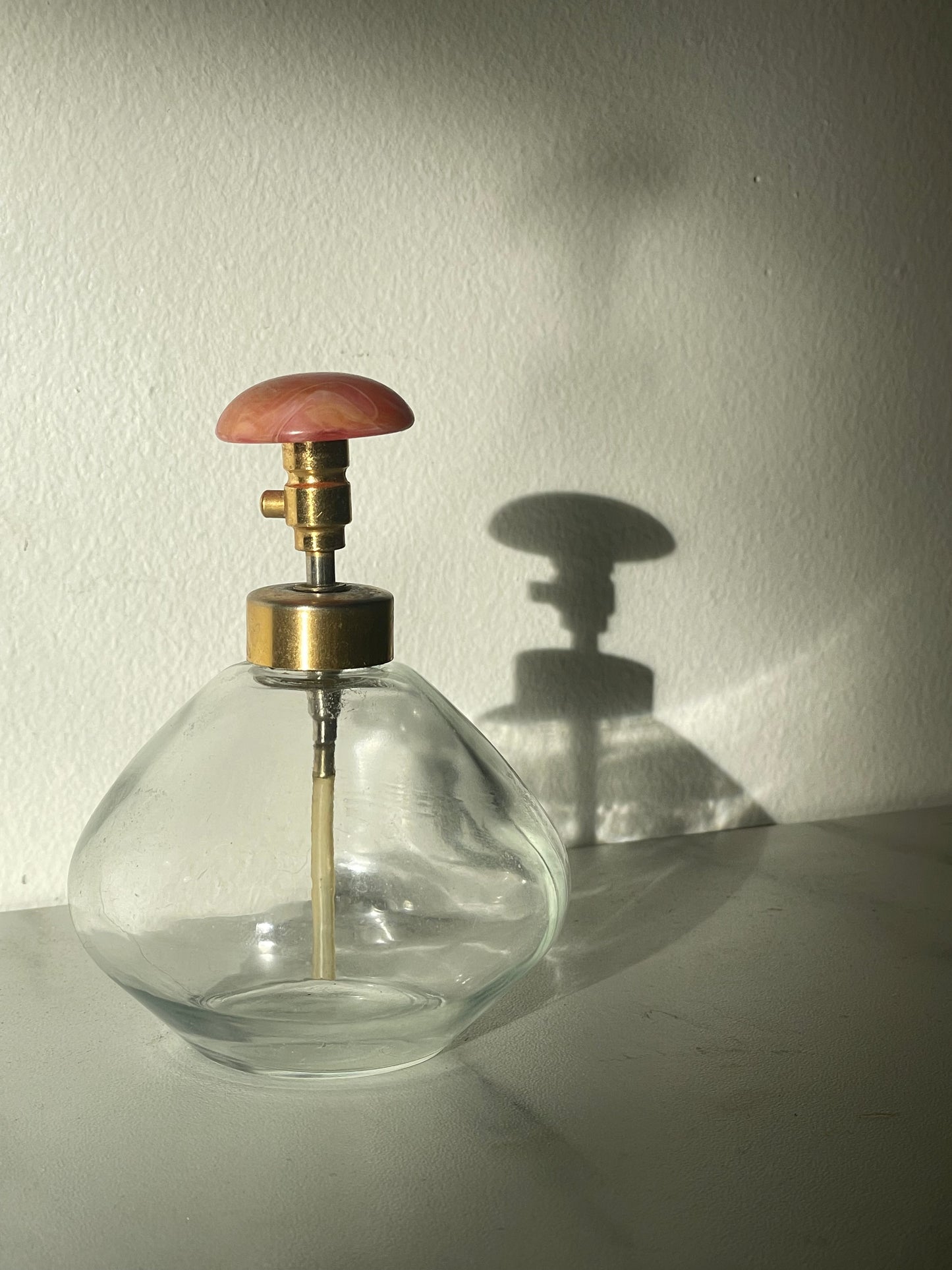 Vintage Pink Atomizer Perfume Bottle