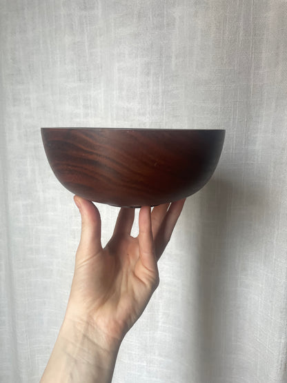 Cake Stand, Wood Bowl, Vase and Primitive Ceremonial Carved Wood Chalice
