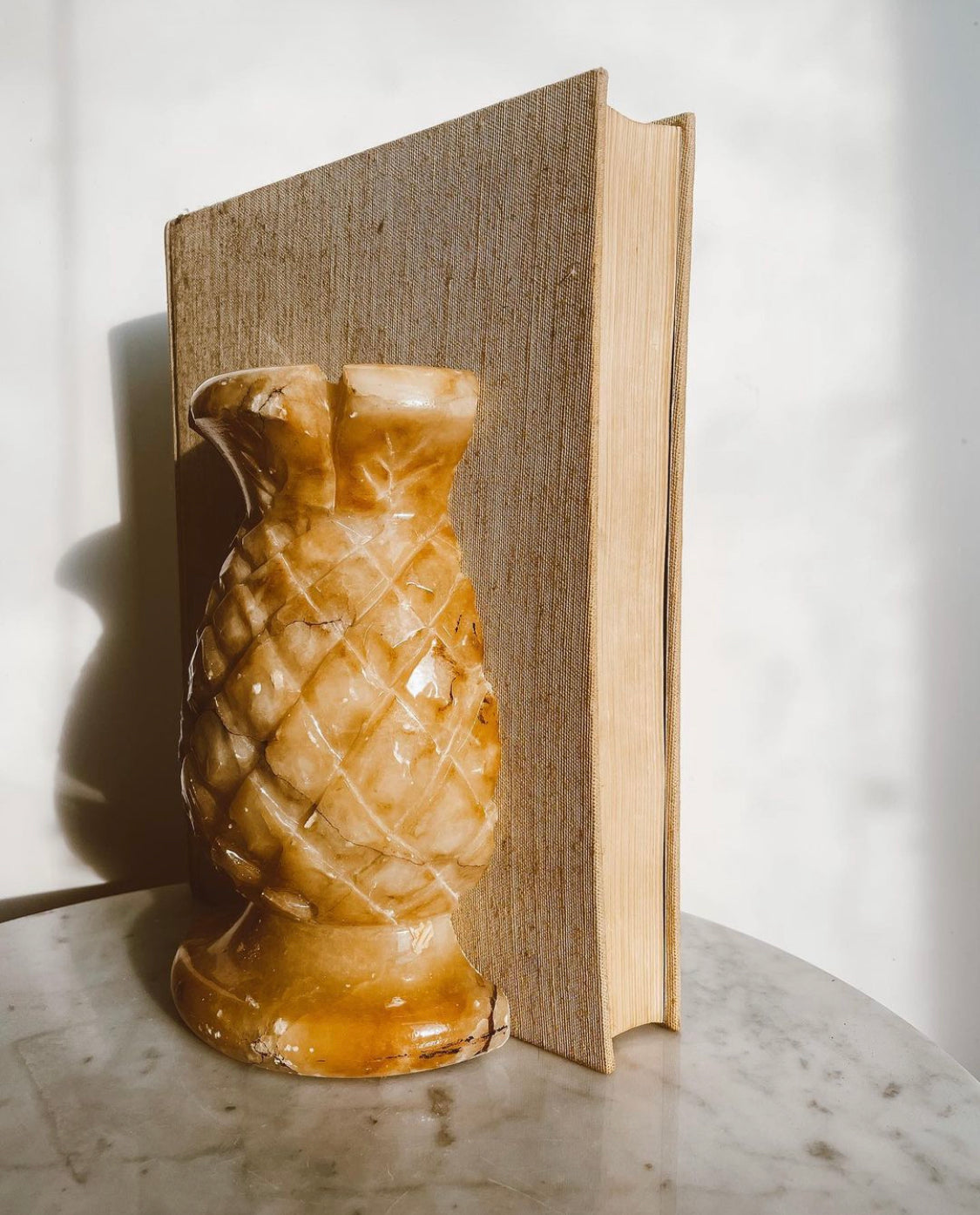 Onyx Pineapple Bookend (ONLY ONE)