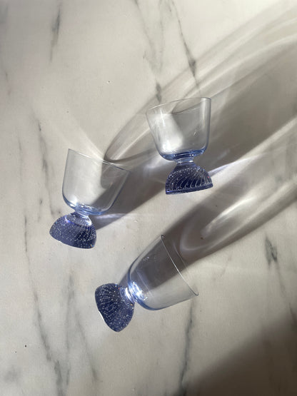 Lavender Drop Apertif Glasses