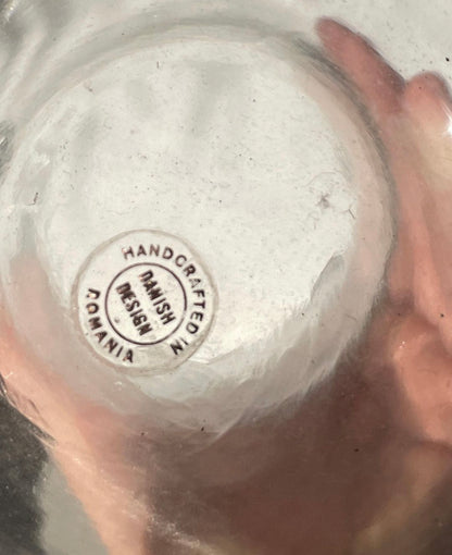 Glass Pitcher Hand Crafted in Romania by Danish Design