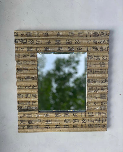 Calligraphy Papyrus Mirror