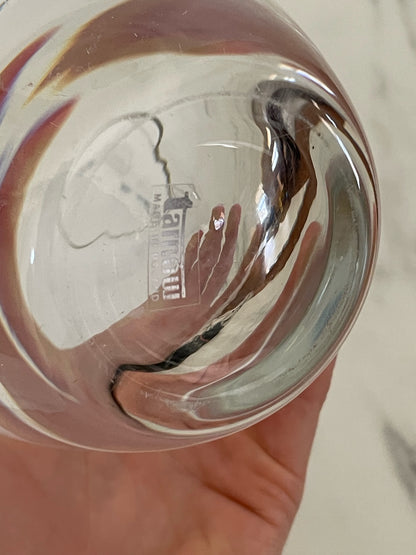 Polish Tarnow Tulip Glass-blown Vase