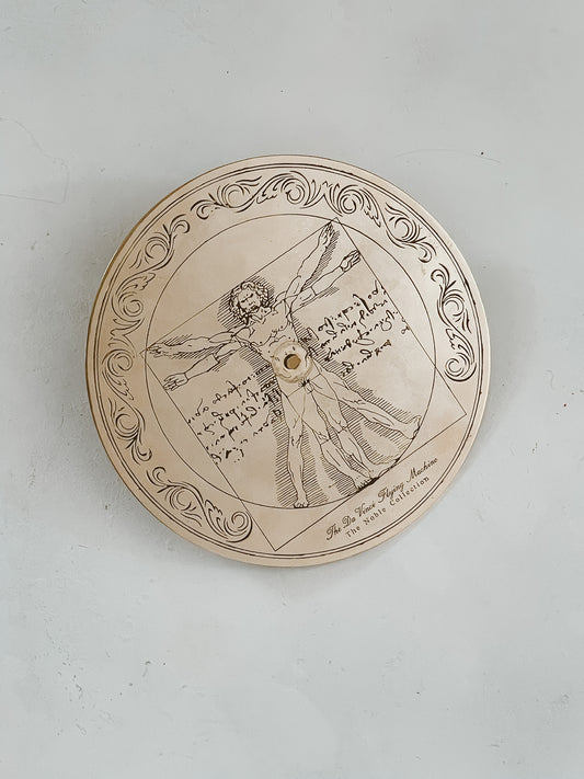 Leonardo da Vinci Flying Machine Wall Plaque